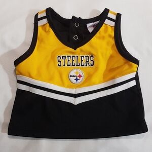 Pittsburgh Steelers girls 12 months tank top
